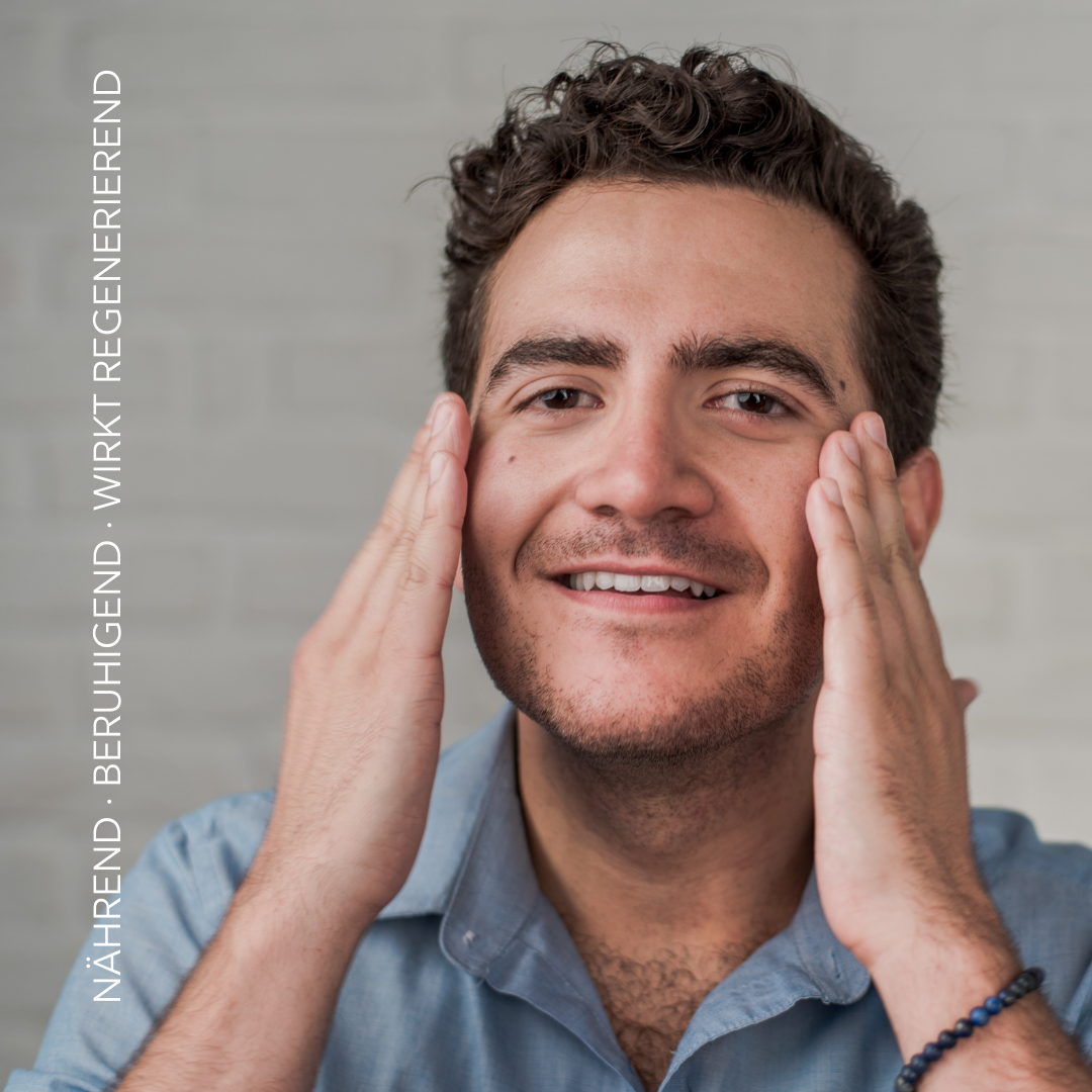 Aftershave ohne Alkohol & Bio Gesichtspflege für Männer - Calming Face Balm