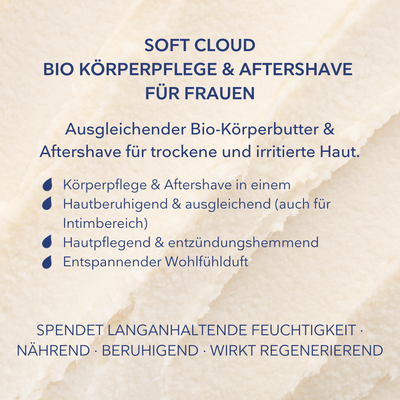 Bio Körperpflege & Aftershave für Frauen Soft Cloud
